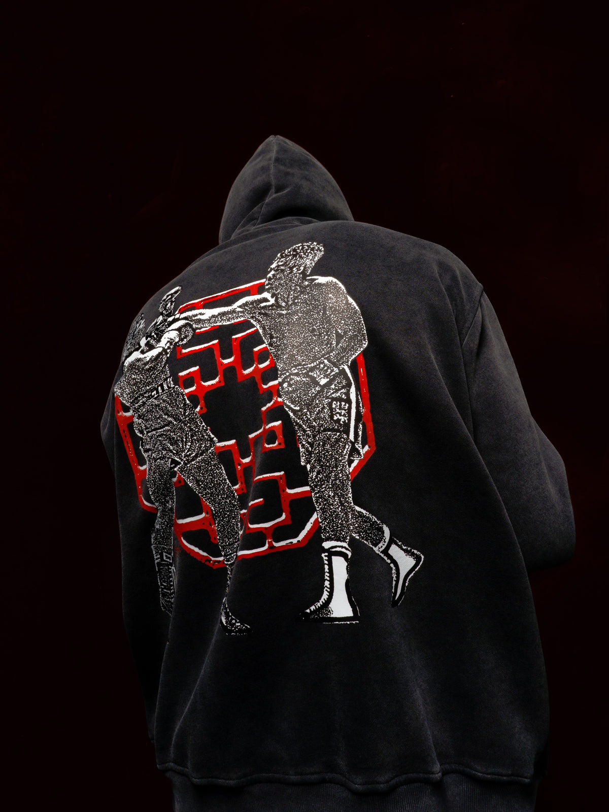 "Gwon-tu" 권투 boxing inspired hoodie