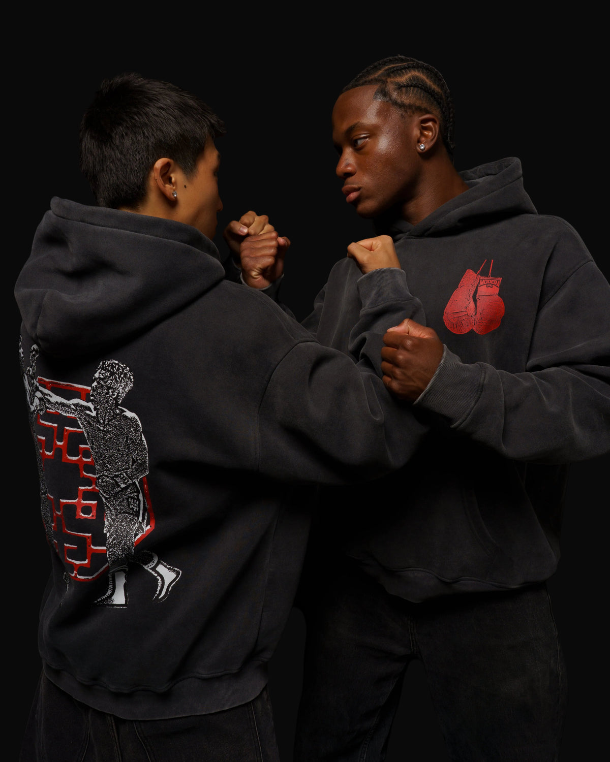 "Gwon-tu" 권투 boxing inspired hoodie
