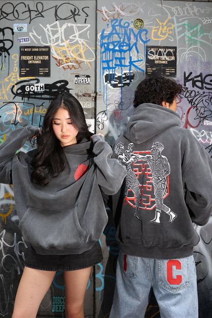 "Gwon-tu" 권투 boxing inspired hoodie